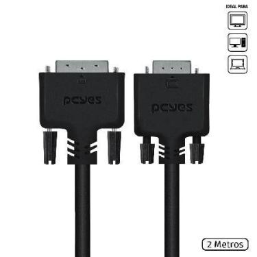 Imagem de Cabo Dvi-i 24+5 Para Vga 15 Pinos 2 Metros Pcyes - Pdvm15-2