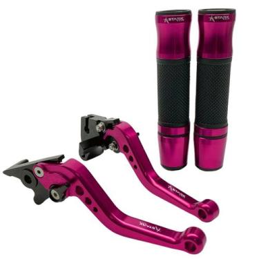 Imagem de Kit Esportivo Manete Manopla Ninja 250r 300r Z300 400 250Sl Versys300x