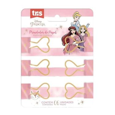 Imagem de Binder Clips Princesas Cart 6un - Tris