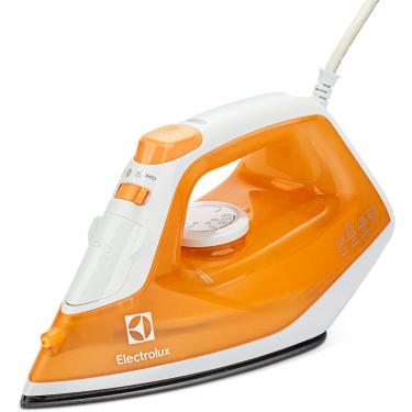 Imagem de Ferro de Passar A Vapor C/Base Antiaderente Easyline SIE50 Laranja Electrolux – 220v