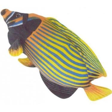 Imagem de Peixe Real de Pelúcia Colorido 38 cm Antialérgico - Univ Pelucia
