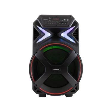 Imagem de Caixa Amplificada Connect Lights Plus CM-700 - MONDIAL, Preto e Vermel