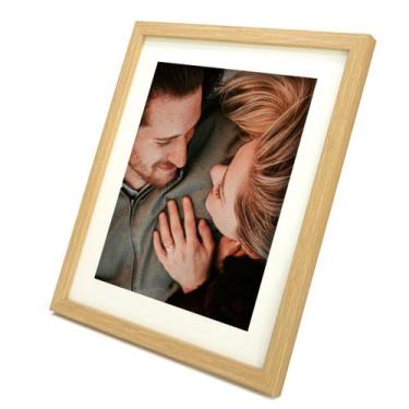 Imagem de Porta Retrato Foto 20x25 Madeira Clara - MultiArt