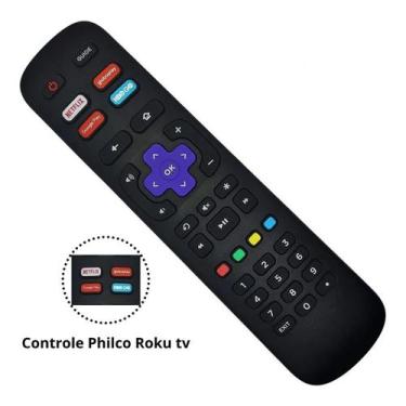 Imagem de Controle Remoto Para Tv Philco Roku Smart 4k Netflix LE-7245 / Sky-912