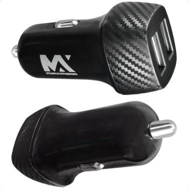 Imagem de Carregador Automotivo USB 12W QC30 Duas Portas Rápido - Maxmidia