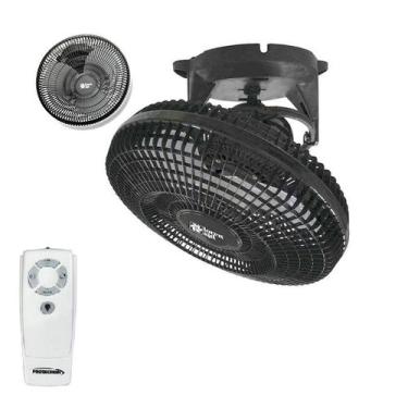 Imagem de Ventilador de Teto com Controle Remoto Orbital 360 Loren Sid 30Cm Pret