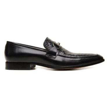 Imagem de Sapato Social Preto Em Couro 0069006-Masculino