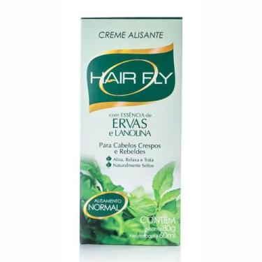 Imagem de Creme Alisante Hair Fly Ervas e Lanolina 80g Alisamento Normal