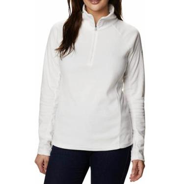 Imagem de Blusa Moletom Feminina Columbia Fleece Glacial IV Zip Off White - 1802
