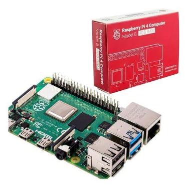 Imagem de Placa de Desenvolvimento Raspberry Pi 4 - 4GB - Model B - Anatel