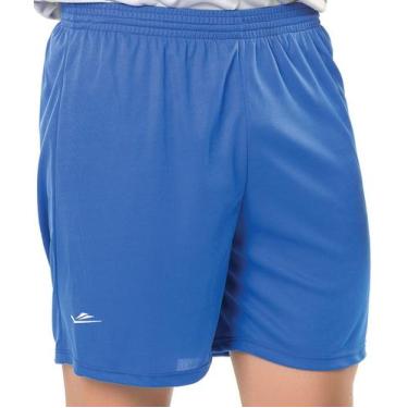 Imagem de Calção Shorts Masculino Plus Size Futebol M G GG EG1 EG2 EG3 Eg4-AZUL 