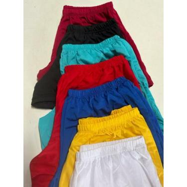 Imagem de Shorts saída de praia tapa bumbum - Tropicana Modas, GG, Azul celeste