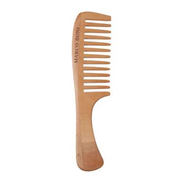 Imagem de Marco boni pente de madeira wood line premium dentes largos 1204