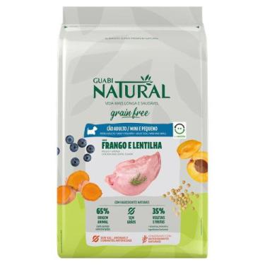 Imagem de Ração Guabi Natural Cão Adulto Mini E Pequeno Frango E Lentilha 10.1kg