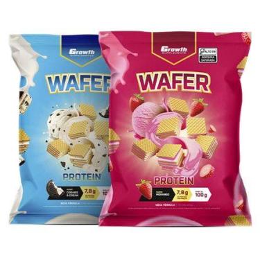 Imagem de Wafer Protein Growth Supplements Morango Biscoito Whey