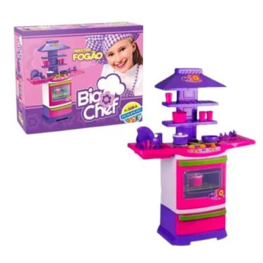 Imagem de Cozinha Infantil Completa Master Fogaozinho Big Chef  - POLIPLAC