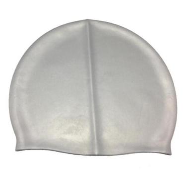 Imagem de Touca De Natação Em Silicone Clean Floty Cores Especiais, Cinza