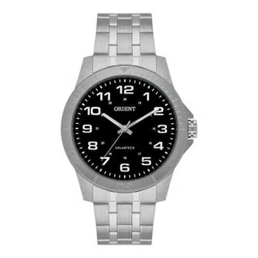 Imagem de Relógio Orient Masculino Ref: Mbss0020 P2sx Casual Solar Prateado
