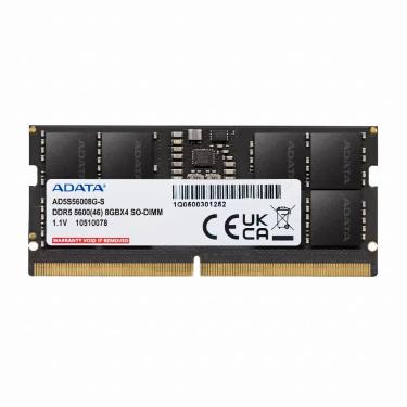 Imagem de Memória SODIMM 8GB DDR5 5600MHz Adata - para Notebook - AD5S56008G-S