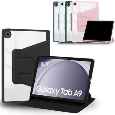 Imagem de Capa Sleep Case para Tablet Galaxy Tab A9 8.7" Suporte 360 - - DaiComm