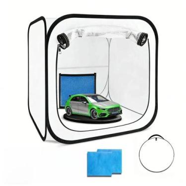 Imagem de Tenda Portátil Para Pintura 30x30x30, Tenda Pop-Up Para Pintura Com Po