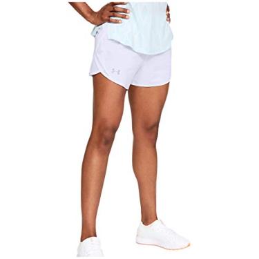 Imagem de Under Armour Shorts de Corrida Fly by 2.0 Femininos, Branco (100)/branco, GG