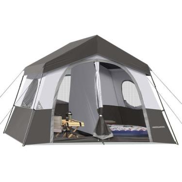 Imagem de Barraca de Camping para 8 Pessoas HIKERGARDEN - Barraca Cabana Portáti