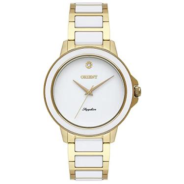 Imagem de Relógio Orient Feminino Ref: Ftss0100 B1kb Dourado Cerâmica