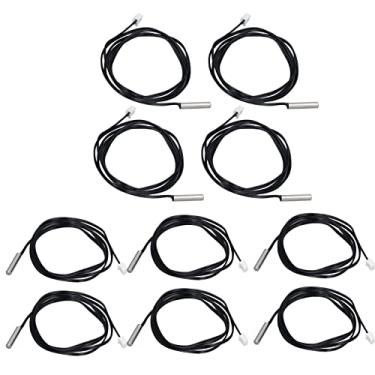 Imagem de Sonda de temperatura, resposta rápida do sensor de termistor com cabo de 1 metro para medição(15K B3950)