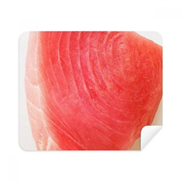 Imagem de Salmon Sashi Meat Food pano de limpeza de textura, 2 peças, tecido de camurça