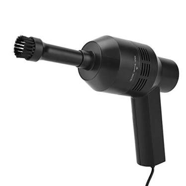 Imagem de Mini aspirador de pó, bocal de boca plana Mini aspirador elétrico de pó limpo 75dB baixo ruído portátil para uso doméstico