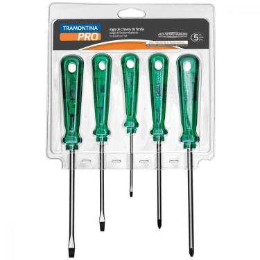 Imagem de Jogo Chave de Fenda 5 Peças Tramontina Pro