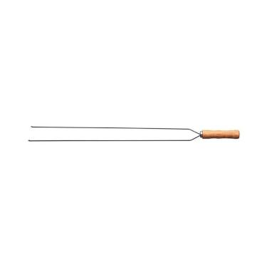 Imagem de Espeto Duplo para Churrasco Tramontina 75cm 26419075 Madeira Natural