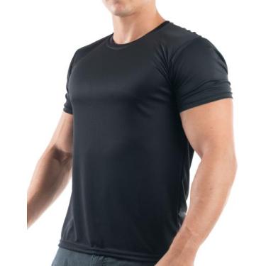 Imagem de Kit 3 Camisetas Dry Fit Masculina 100% Poliester Academia Tamanho P -