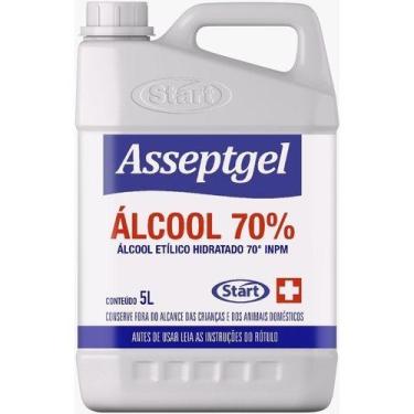 Imagem de Alcool 70% Liquido Start 5L - Asseptgel