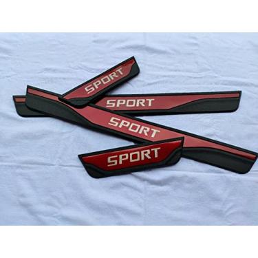 Imagem de GZBFTDH Proteção de Peitoril Soleira da Porta, para Opel Vauxhall Grandland X 2018-2022 Carro Acessórios, Aço Inoxidável Kick Plate Guard de Pedal de Limiar Protetor, Peças para Automóveis