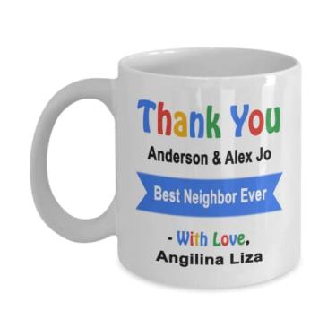 Imagem de Caneca de vizinho personalizada, caneca de melhor vizinho, caneca personalizada do vizinho, presentes para vizinho, presente personalizado para vizinho, presente de agradecimento ao vizinho, presente de agradecimento ao vizinho, do vizinho