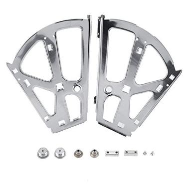 Imagem de Zerodis Dobradiça de armário de sapatos, 2 peças de aço inoxidável para sapatos, dobradiças de gaveta, porta-sapatos, moldura flip, acessórios de substituição para armazenamento e arranjo de sapatos (2 camadas)