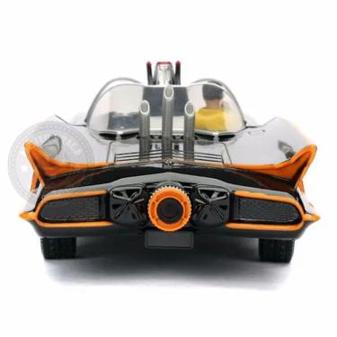 Imagem de Batmóvel Classic Tv Series 1966 Preto Com bonecos 1/24 Jada