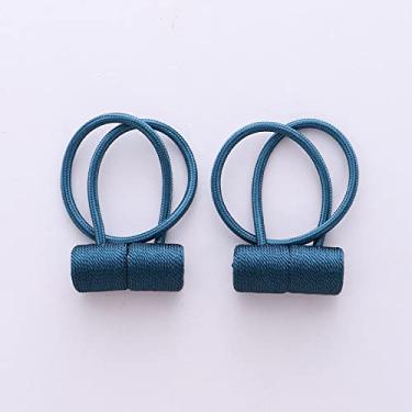 Imagem de Cinta de cortina de fivela magnética cilíndrica simples criativa fivela magnética fivela magnética cortina tiebacks suportes de cortina, T12,4 pcs