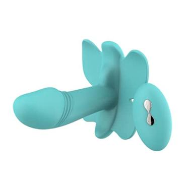 Imagem de Vibrador de Borboleta Brinquedo Sexual 10 Velocidades Controle Remoto Sem Fio Estimulador Ponto G & Clitóris Zatla (Azul)