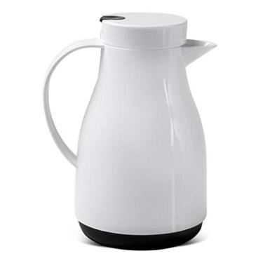 Imagem de Bule térmico Haus Concept 500ml branco com gatilho para fácil abertura e segurança - quente e frio - Branco