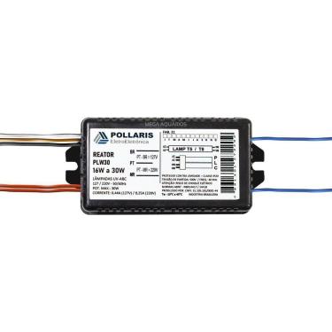Imagem de Reator Eletrônico 30W Pollaris Lâmpada Ultravioleta E Comum
