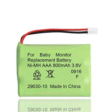 Imagem de Bateria de substituição para monitor de bebê infantil verão para visão ampla infantil 29000 29000A e visão clara 29040 29030 Parent Handheld 3,6V 800mA