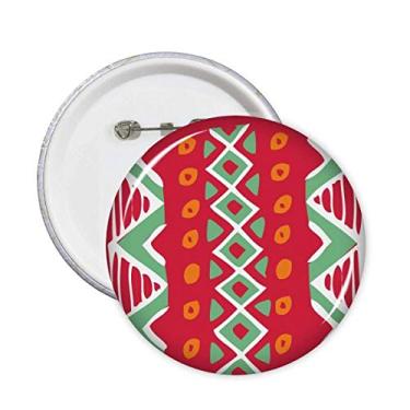 Imagem de Totems do México Vermelho Alfinetes de desenho de civilização Antiga Botão Emblema Decoração Acessório 5 peças