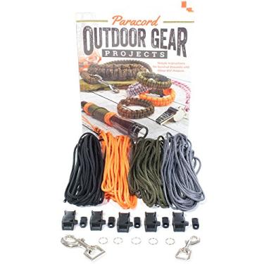 Imagem de Paracord Projects – Crie projetos simples para o ar livre – Pulseira de sobrevivência, nós, alças e mais (livro e kit de artesanato)