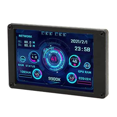 Imagem de Mini Tela IPS USB, Layout de Tela Personalizável Monitor de Dados de CPU de 3,5 Polegadas para Casa