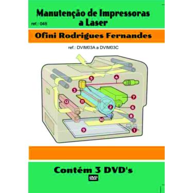 Imagem de Curso em DVD aula Impressora Laser. Prof.Burgos