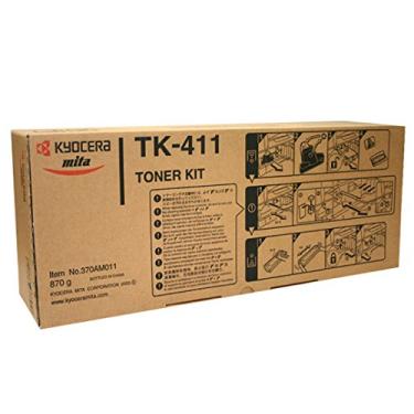 Imagem de Toner OEM Kyocera 370AM011 - (TK-411) KM 1620 1635 1650 2020 2050 Toner (inclui cartucho de toner 2 frascos de toner de resíduos 2 sacos de toner limpador de grade) (15000 Yield)