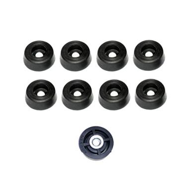 Imagem de 8 pés de borracha redondos médios – 0,312 A X 0,859 D – Feito nos EUA – tábuas de corte seguras para alimentos, eletrônicos, hobby